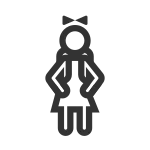 Girl 1015y SVG Icon